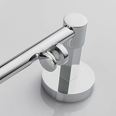 Bathroom Accessories Solid Brass Double Glass Shelf