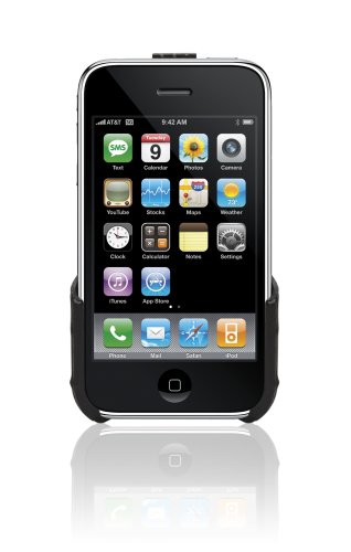 Griffin Elan Clip, Leder-Holster fuer iPhone 3G, Schwarz