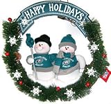 Philadelphia Eagles 20" Team Snowman Wreath