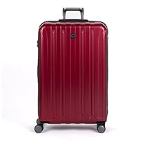 Delsey Luggage Helium Titanium 29 Inch EXP Spinner Trolley (One size, Red)
