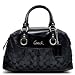 Coach Signature Ashley Sabrina Duffle Satchel Shoulder Bag Purse 15443 Black