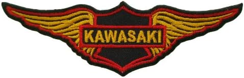 KAWASAKI Twin Wing Motorcycles Biker Motocross Superbike BK01 Patches