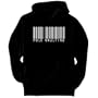 Pole Vaulting BARCODE / BAR CODE Sports Mens Hoodie (Black, Size Medium)