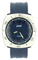 POD Mens Analogue Watch with Blue Strap and dial POD76/C