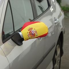 BRUBAKER Aussenspiegelflagge Spanien Spiegelflagge im 2er Set(rechts/links) Au�enspiegelflagge