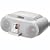 Sony Boombox with CD Player, AM/FM Radio, and iPod Dock (White)