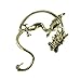 BlueTop(TM) Bronze Stud Alchemy Dragon Left Earring