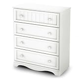 South Shore Savannah Collection 4-Drawer Chest, White