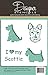 I Love My Scottie Cookie and Craft Stencil CM021 by Designer Stencils