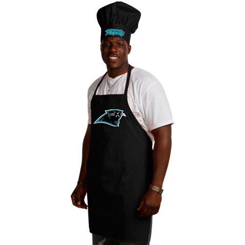 NFL Carolina Panthers Chef Hat and Apron Set