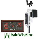 RainWise MKIII Solar Powered Wireless Pro Weather Station w/ Mahogany Base Unit