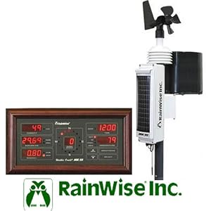 RainWise MK-III-RTI Solar Powered Wireless Pro Weather Station w  Mahogany Base Unit by RainWise
