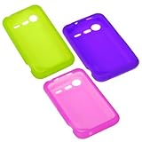 3 Pcs GTMax Soft Rubber Silicone Skin Protector Cover Cases ( Hot Pink + Pu ....