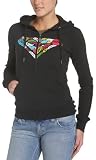 Roxy Junior's Yum Fleece Hoodie, Black, X-Large