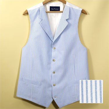 Seersucker Suit Vest