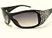 New Dolce & Gabbana D&G 8041B 8041-B 501/8G Swarovski Crystals Sunglasses Black Frame Gradient Grey Lens Size: 26-01-120