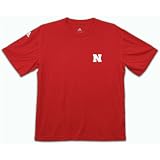 adidas Nebraska Cornhuskers adiBody Loose Short Sleeve Tee