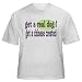 get a real dog! Get a chinese crested Youth T-Shirt (for Kids) Various Colors Available