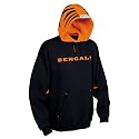 Cincinnati Bengals NFL "Helmet" Hooded Fleece Pullover (Black)