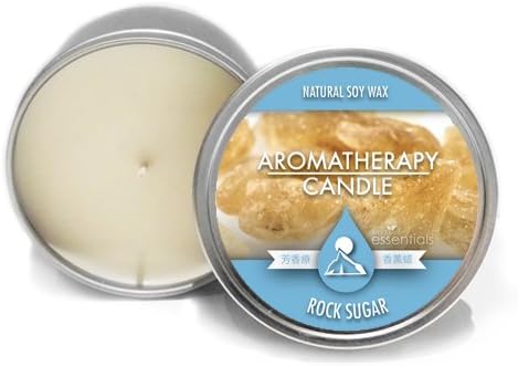 Meridian Essentials Aromatherapy Candle - Rock Sugar 6 Oz