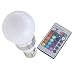 Energy Saving 3W 16 color LED Light Bulb E27 with Remote Control