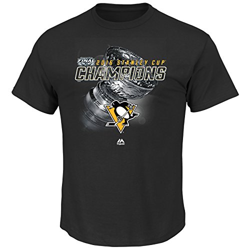 NHL Pittsburgh Penguins Men's Penalty Shot Shirt, XX-Large, Black