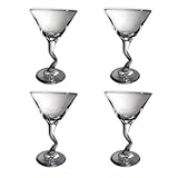 Libbey Charisma Z-Stem Martini Glasses - 4 Piece Set