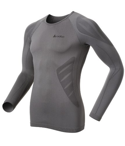 Odlo Herren Unterhemd Long Sleeve crew neck EVOLUTION LIGHT, castlerock, M