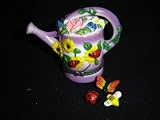 Gardening Flower Watering Can Trinket Box