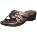 Walking Cradles Women's Candice Flowered Slide,Bronze Nappa,10 N US
