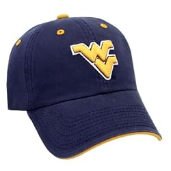 West Virginia Mountaineers Adult Adjustable Hat