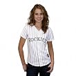 Colorado Rockies Ladies Home Replica Baseball Jersey by Majestic