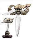 Army Airbourne two knife set with walnut stand