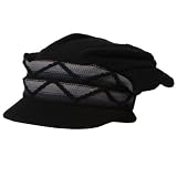 Big New Wave Rasta Beanie Visor-Black Grey W27S27A