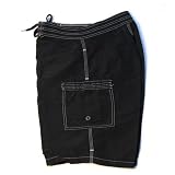 Urban Boundaries - Urban Boundaries Premium Unlined Boardshort - Classic Black (Sizes 28,30,32,34,36,38)