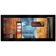A World View by Hansen 3-D Mounted Laminated Art 27 x51