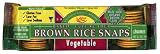 Brown Rice Snaps, Vegetable with Organic Brown Rice, 3.5-Ounce Packs (Pack of 12)