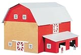 HO B / U Barn / Chicken Coop, Lighted w / Figures - B0000CGB32
