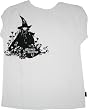 Emily the Strange juniors women's shirt tee Wicked Strange White