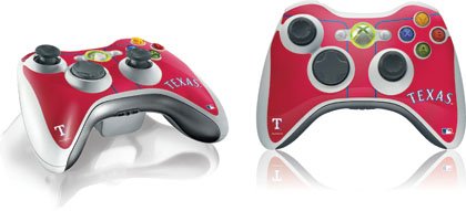 Skinit Texas Rangers Alternate/Away Jersey Vinyl Skin for 1 Microsoft Xbox 360 Wireless Controller