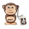 Emtec M 322 Safari Mono - Memoria USB 2.0, 4 GB, lectura 15 MB/s, escritura 5 MB/s, marr�n