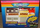 Gas Station Micro Machines City Scenes Playset