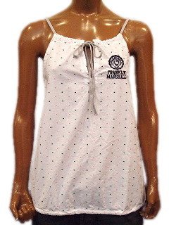 (フランクリンアンドマーシャル)FRANKLIN & MARSHALL WOMEN'S TANKTOP レディーズ タンクトップ　ホワイト　XS