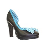 Search : Womens TUK Starlet Heel Black Peep Toe Shoes SIZE 3-8