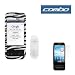Zebra Skin Black and White Stripes Snap-On Hard Crystal Cover Case with Clip + Clear Durable Reusable LCD Screen Protector for T-Mobile HTC G1 Google Phone Dream Smartphone