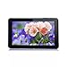 iRULU eXpro X1a 9 Inch Quad Core Tablet PC, Google Android 4.4 Kitkat, 1024*600 Resolution, 8GB Nand Flash - Blue Rear