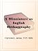 A Minniature ov Inglish Orthoggraphy