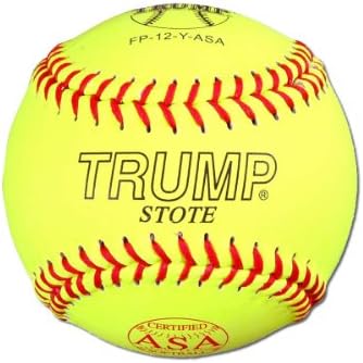 1 Dozen Trump ASA Fastpitch 12" Softballs - 47cor/.375 Compression (FP-12-Y-ASA) 12 Balls