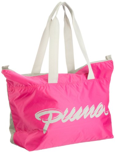 PUMA Damen Handtasche Core Shopper, limestone gray-raspberry, 21.5 liters, 069949 03 Preisvergleich