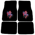 Spider Man Marvel Comics Logo Front & Rear Seat Car Truck SUV Carpet Floor Mats - 4PC